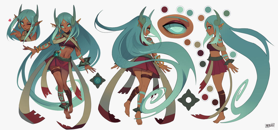 MuteCynic 4 Wind Sprite Ref Sheet MuteCynic 4 Wind Sprite Ref Sheet